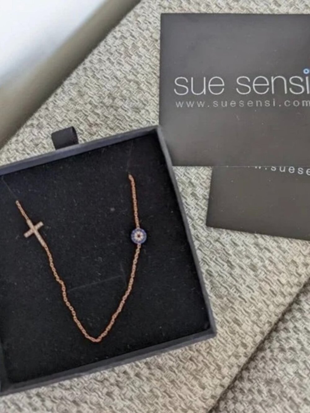 Sue Sensi Hold Onto Peace Necklace